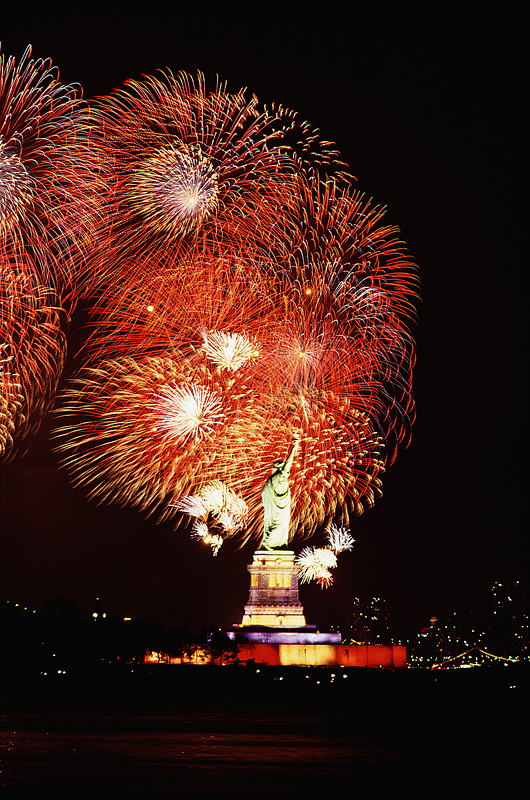 Statue of Liberty on July 4