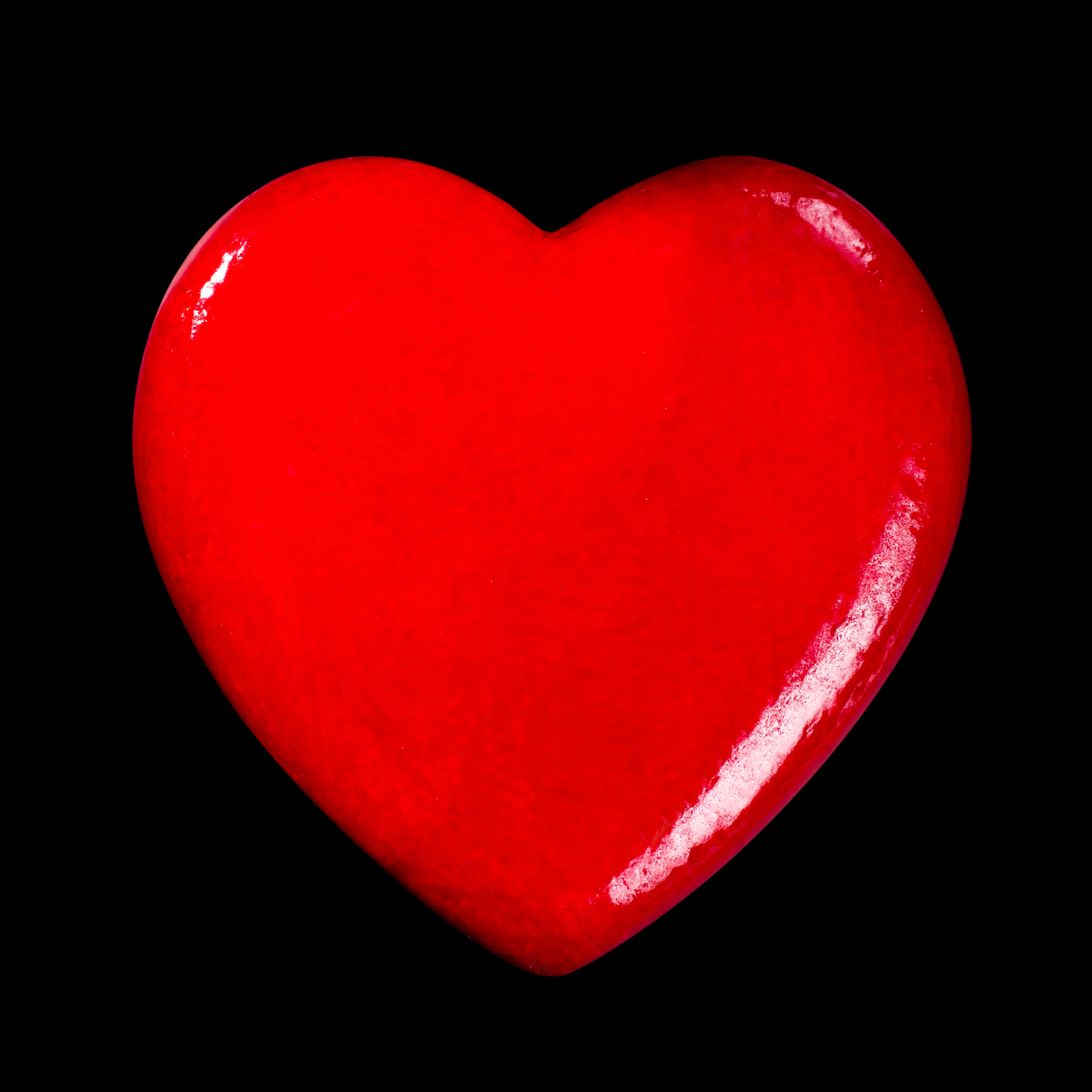 Обычное красное сердце