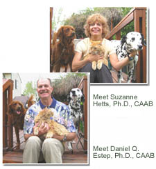 Suzanne & Dan w/pets